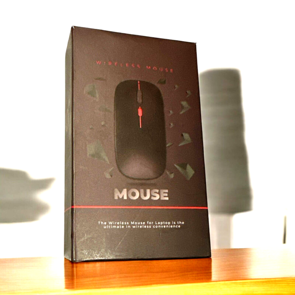 New SMRGBCD001 Wireless Mouse – 2.4G & Bluetooth, Black, for PC/Laptop - Image 3