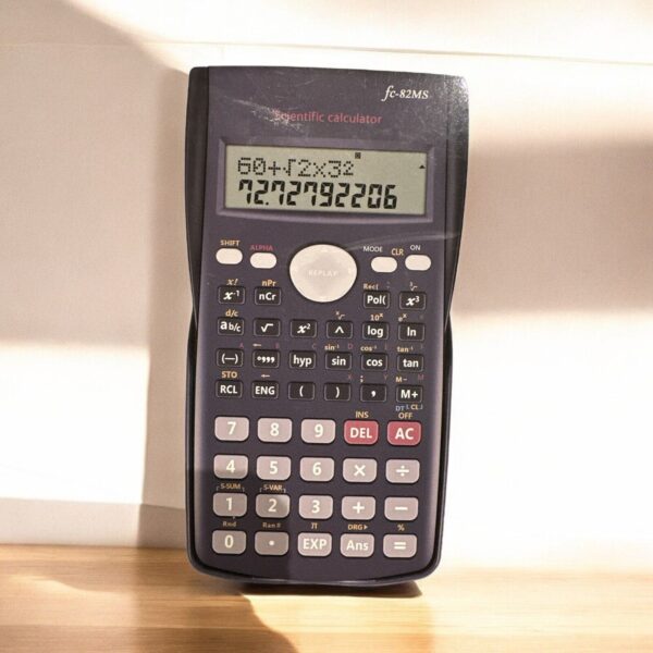 CTIFREE Fc-82MS Scientific Calculator 252 Functions Solar/Battery - Image 2