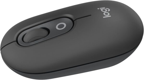 Logitech POP Mouse Bluetooth, Prog. Buttons, Quiet Click, 3-Device, Graphite