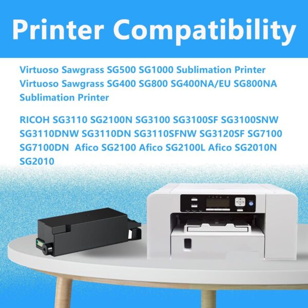 Sawgrass Waste Ink Tank for Virtuoso SG400/500/800/1000 & IC41/GC41 – 1PK - Image 2