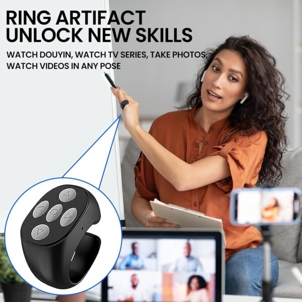 JX-05 Multifunctional Mobile Remote Control Black - Image 2