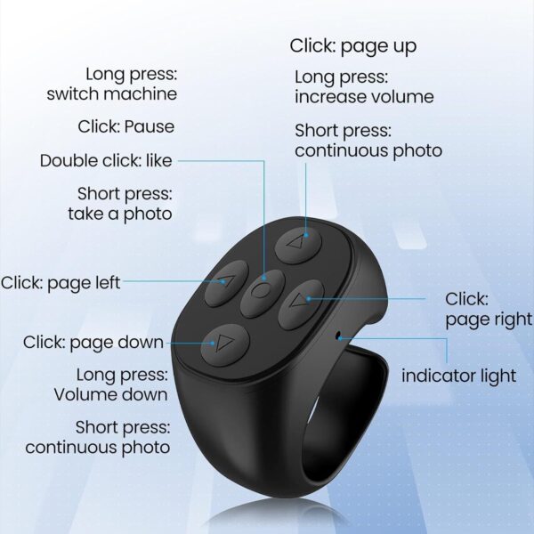 JX-05 Multifunctional Mobile Remote Control Black - Image 6