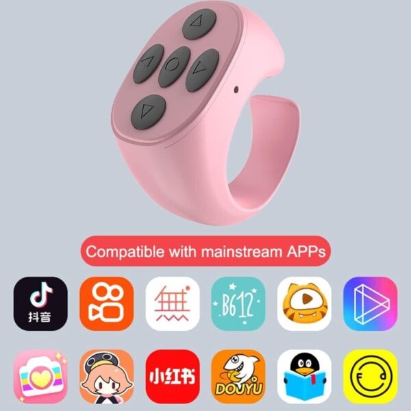 JX-05 Multifunctional Mobile Remote Control Pink - Image 2