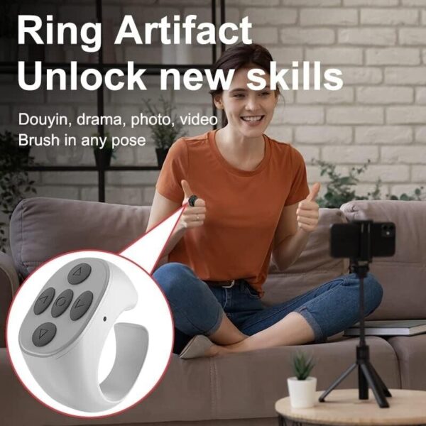 JX-05 Multifunctional Mobile Remote Control White - Image 2