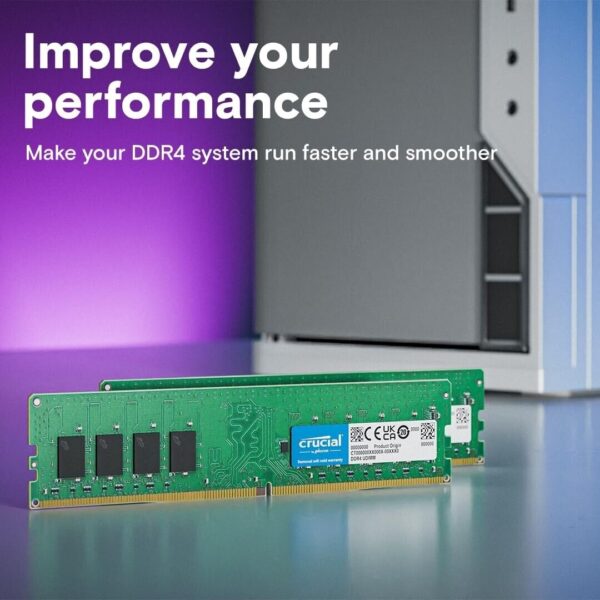 Crucial CT4G4DFS8266 4GB DDR4 2666MHz CL19 Desktop RAM Memory - Image 4