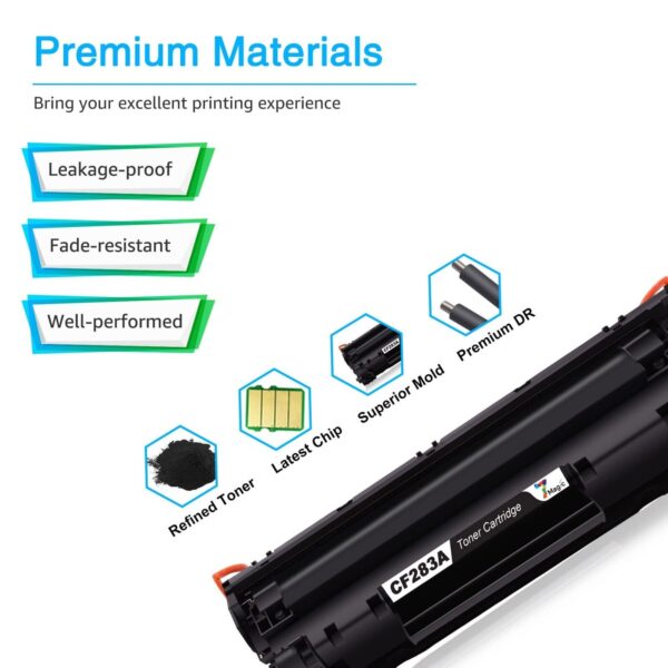 7Magic 83A Compatible for HP 83A CF283A 83X CF283X Toner for HP Laserjet Pro MFP - Image 6
