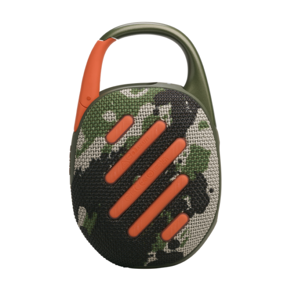 JBL Clip 5 Squad Camo IP67 Waterproof Bluetooth Speaker w/ Carabiner Clip - Image 6