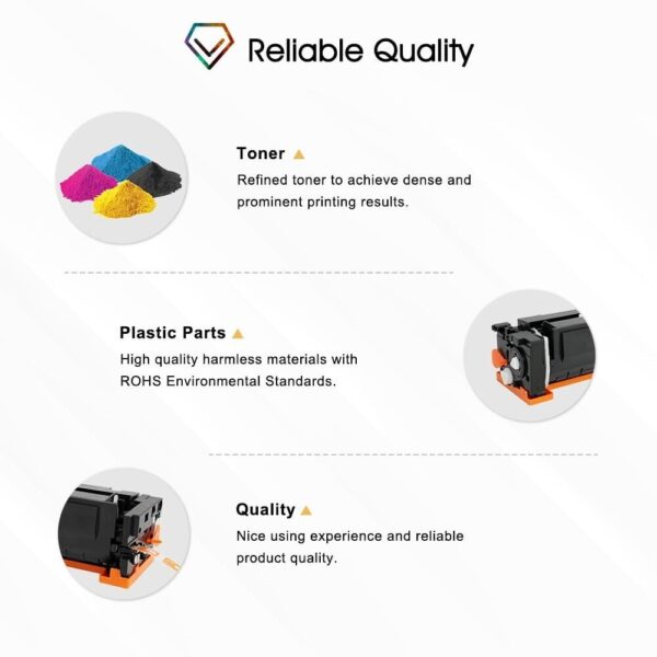 4-Pack Compatible HP 219A/219X Toner for Color LaserJet Pro MFP 3302/3202 CMYK - Image 6