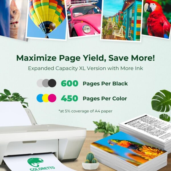 COLORETTO PG-540XL/CL-541XL Ink Cartridges – for Canon Pixma MG3200–TS5151 - Image 3