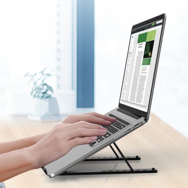 BRAND NEW Nayka Adjustable Portable Aluminum Laptop Stand/ Riser/ Holder - Image 3
