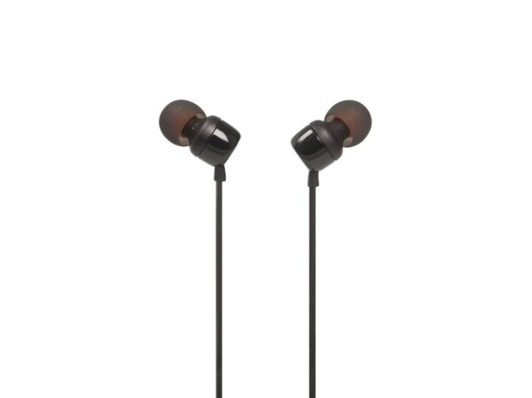 JBL Tune 110 Wired In-Ear Headphones with JBL Pure Bass Sound, Black - Image 3
