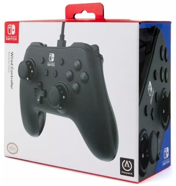 PowerA Nintendo Switch Wired Controller – Black, Licensed