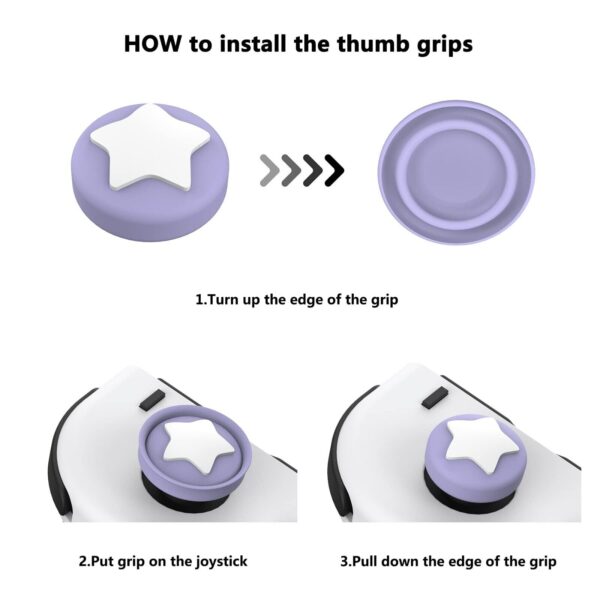 Replacement Nintendo Switch Caps Thumb Grips OLED Lite Joy Con Controller Covers - Image 4
