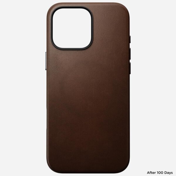 NOMAD - Traditional Leather Case - iPhone 16 Pro Max | Brown Leather - Image 4