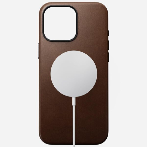 NOMAD - Traditional Leather Case - iPhone 16 Pro Max | Brown Leather - Image 3