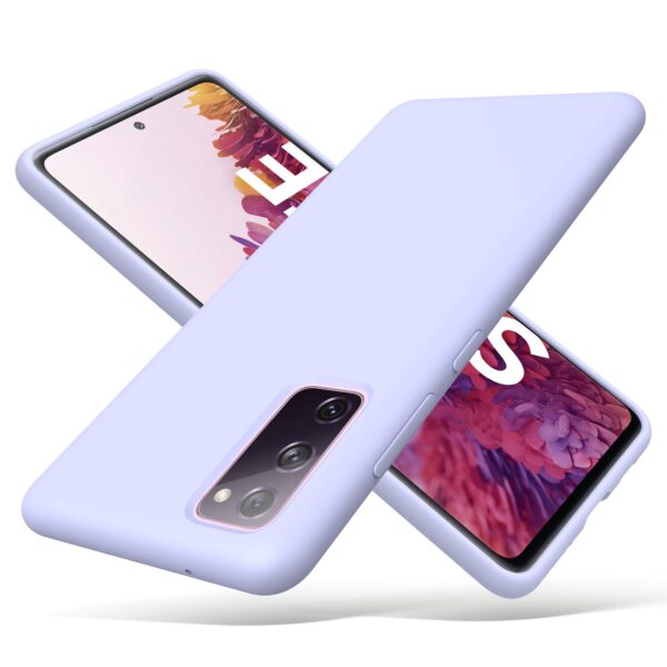 ULAK Liquid Silicone Case for Samsung Galaxy S20 FE – Shockproof, Slim, Purple