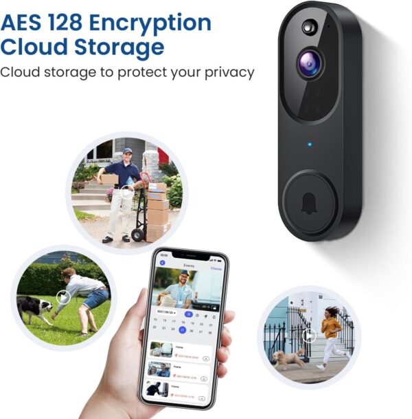 Smart Wi-fi Doorbell Camera Model M50 - Image 3
