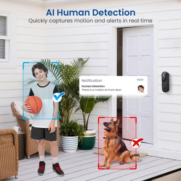 Smart Wi-fi Doorbell Camera Model M50 - Image 5