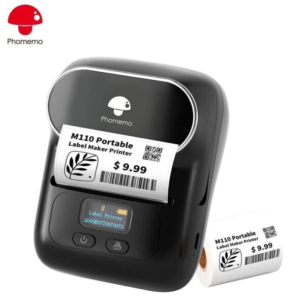 Phomemo M110 Label Makers Portable Bluetooth Thermal Barcode Label Printer UK - Image 2