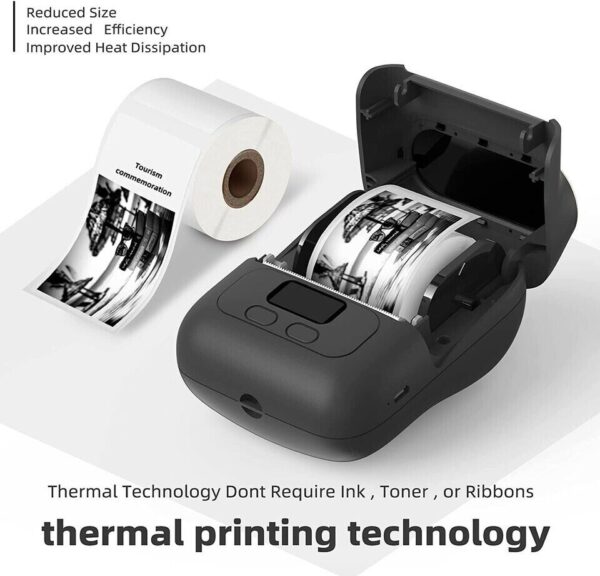 Phomemo M110 Label Makers Portable Bluetooth Thermal Barcode Label Printer UK - Image 6