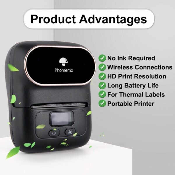 Phomemo M110 Label Makers Portable Bluetooth Thermal Barcode Label Printer UK - Image 7