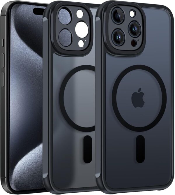 8 x iPhone 15 Pro Max Cases - Shockproof, Magnetic, Camera & Screen Protectors - Image 2